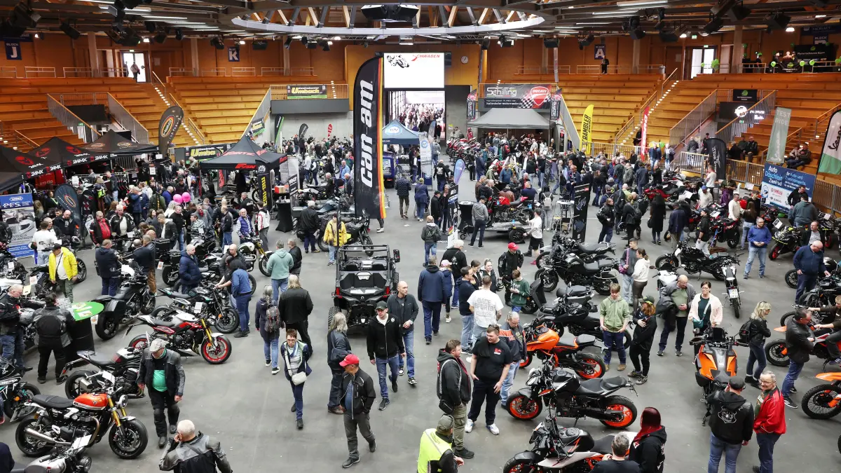 Motorradmesse Schwabenbike, 2026, zum ersten Mal in der Arena Hohenlohe in Ilshofen