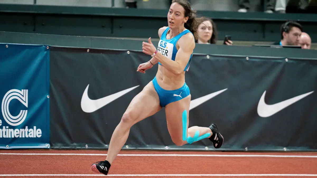 GER, Leichtathletik, Athletics, Deutsche Hallen-Meisterschaft, Dortmund, 01.03.2026: Daria Peter (LAV Stadtwerke Tuebingen, 586, 200m Frauen), GER, Leichtathletik, Athletics, Deutsche Hallen-Meisterschaft, Dortmund, 01.03.2026,
Foto: Eibner-Pressefoto/Stefan Mayer