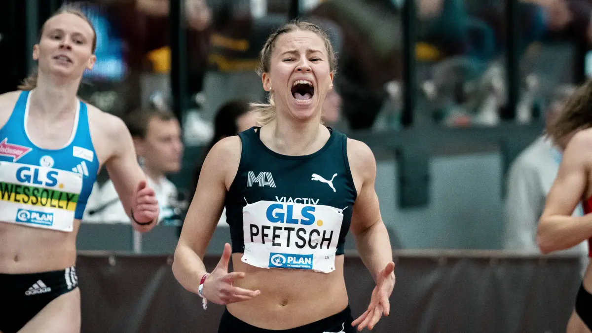 GER, Leichtathletik, Athletics, Deutsche Hallen-Meisterschaft, Dortmund, 01.03.2026: Svenja Pfetsch (Munich Athletics, 134, 200m Frauen), GER, Leichtathletik, Athletics, Deutsche Hallen-Meisterschaft, Dortmund, 01.03.2026,
Foto: Eibner-Pressefoto/Stefan Mayer