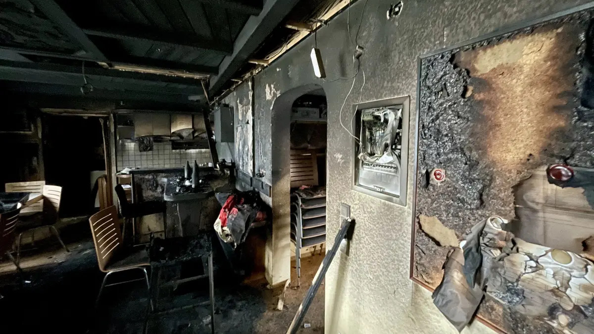 Brandraum Brittheim vor der Sanierung