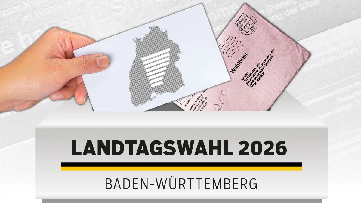 Landtagswahl Baden-Württemberg 2026 Optik 1 für swp.de und Co.