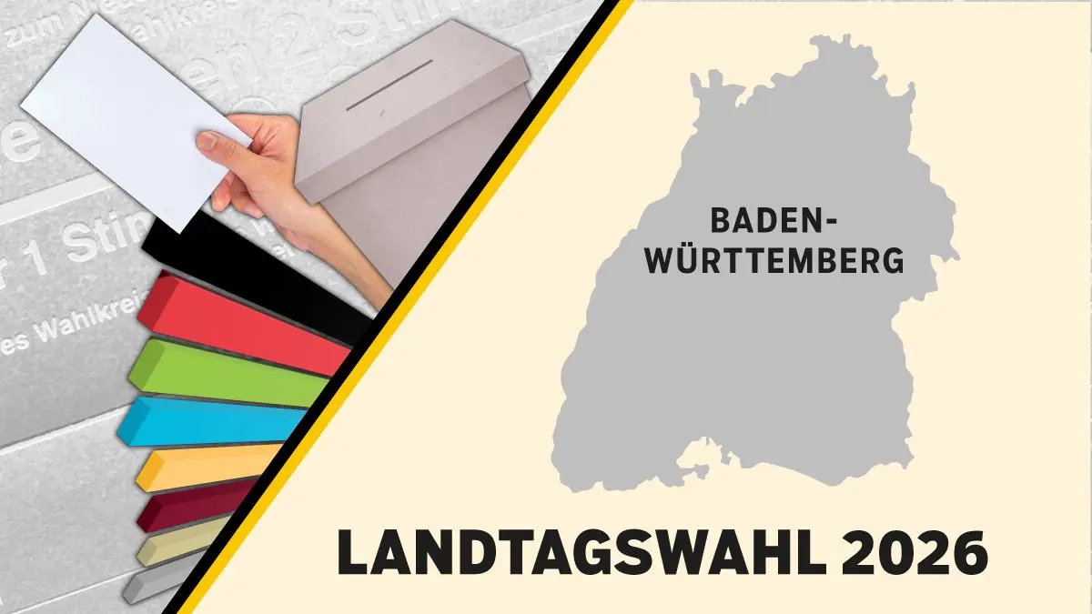 Landtagswahl Baden-Württemberg 2026 Optik 1 für swp.de und Co.