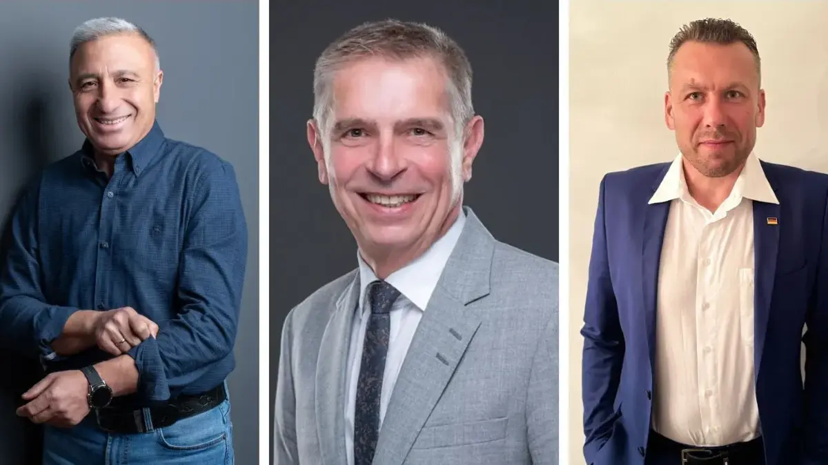 Die Bürgermeisterkandidaten in Illertissen: Kasim Kocakaplan, Jürgen Eisen und Alexander Müller.