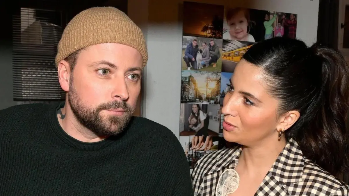 John (Felix von Jascheroff) und Laura (Chryssanthi Kavazi) haben einen heftigen Streit.