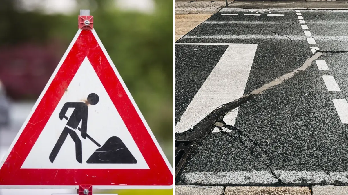 Schlaglöcher und Risse: In Tübingen sind 25 Prozent der Radwege und 15 Prozent der Straßen sanierungsbedürftig.
