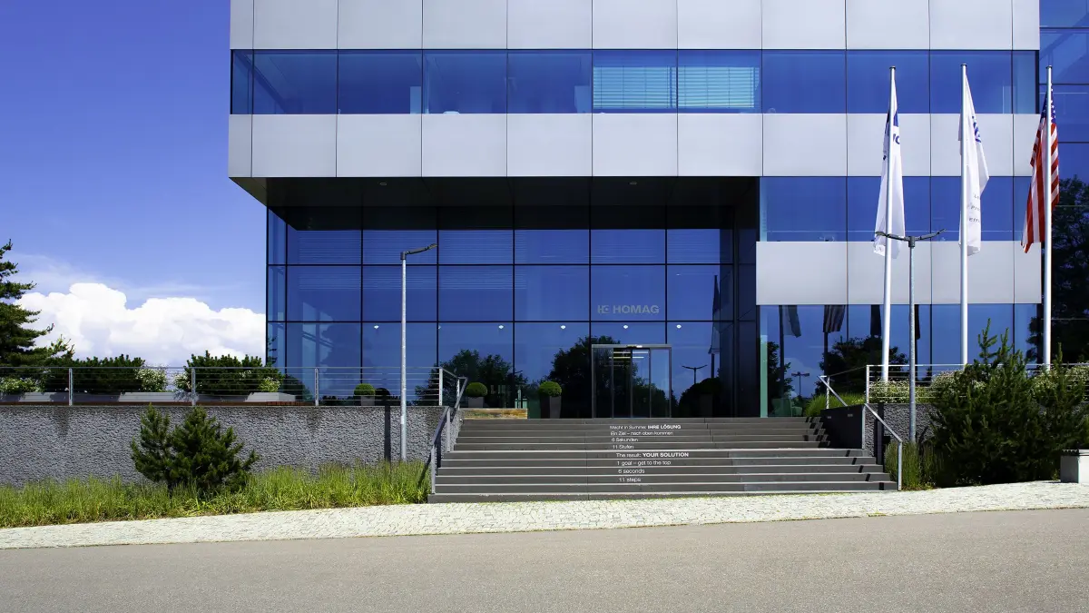 Die Firmenzentrale von Homag in Schopfloch.