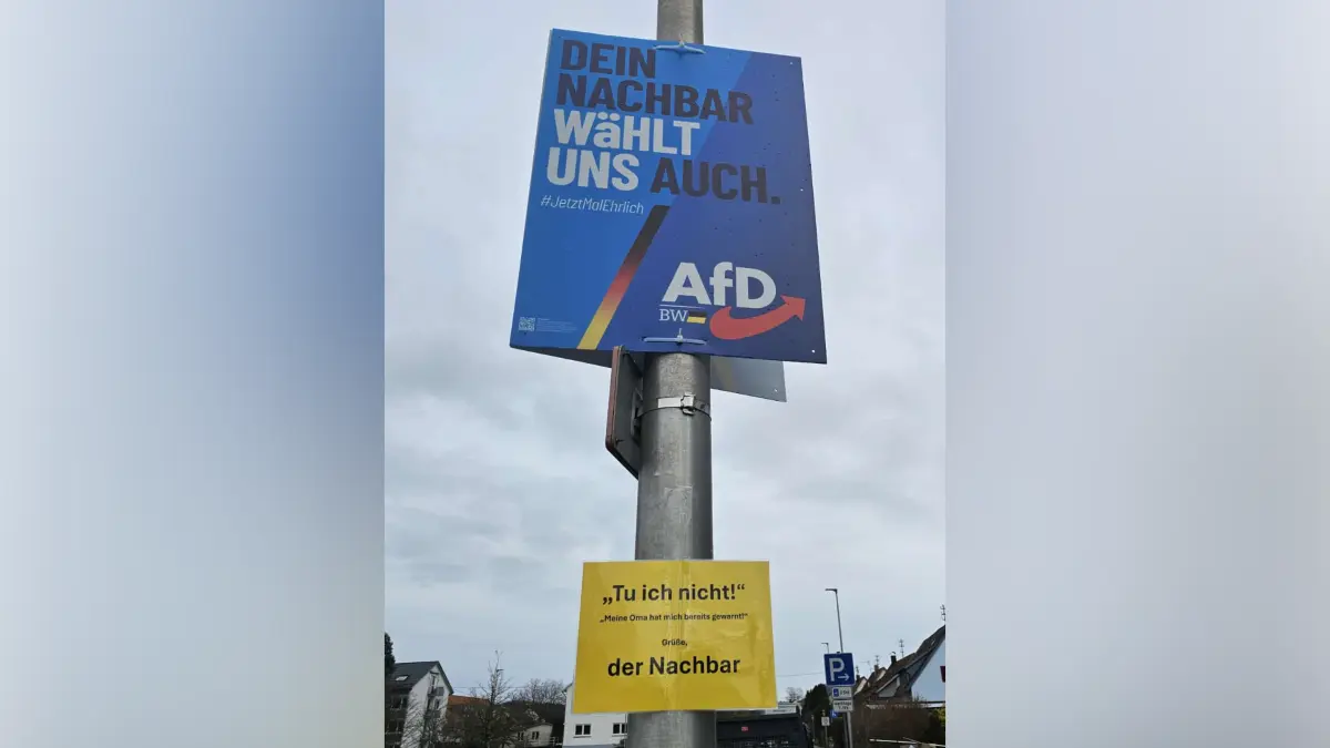 Vandalismus oder Kunst oder geht auch beides? Witzig isses auf jeden Fall.