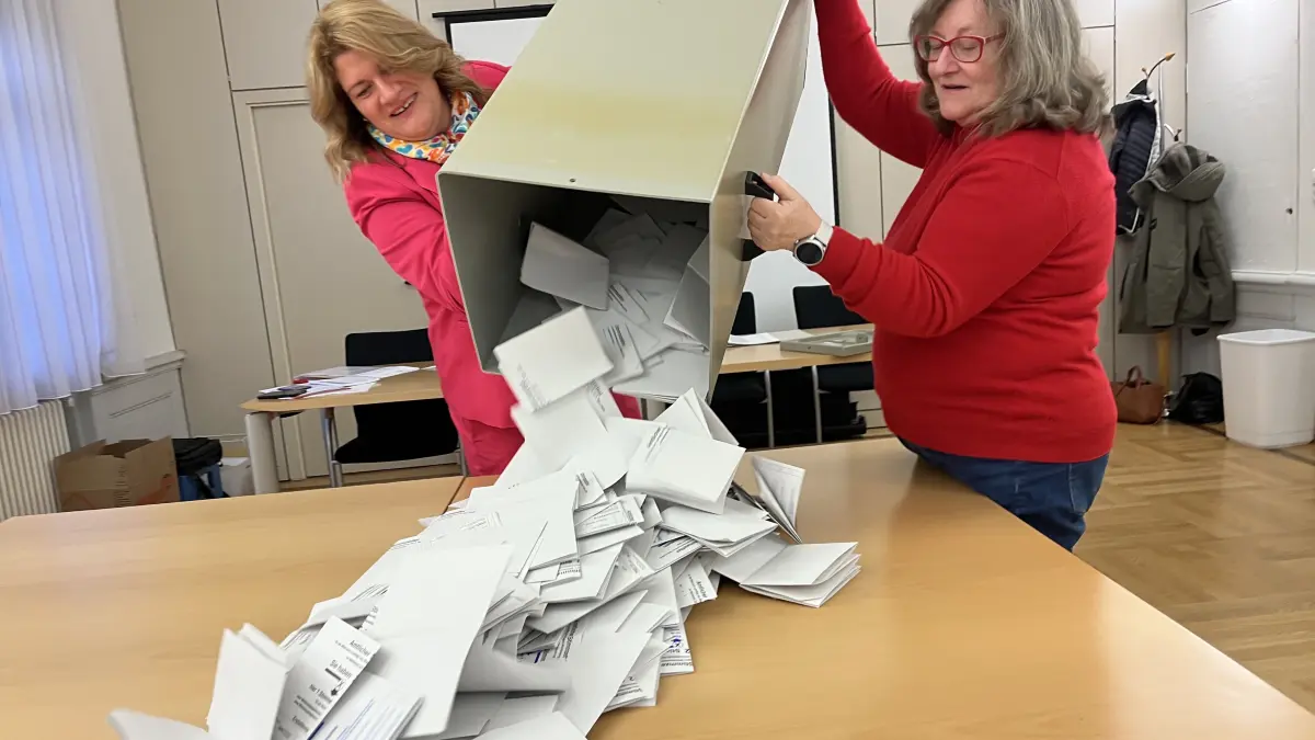 Landtagswahl BW 2026 Rathaus Gaildorf Auszählung
