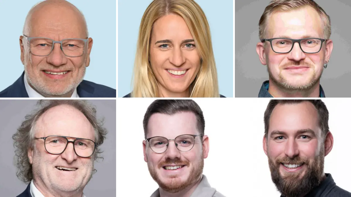 Die Mitgliederinnen und Mitglieder des neuen Nersinger Gemeinderats-