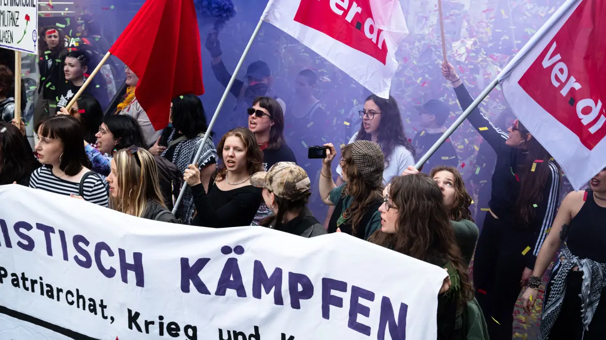 Demo Frauentag in Tübingen