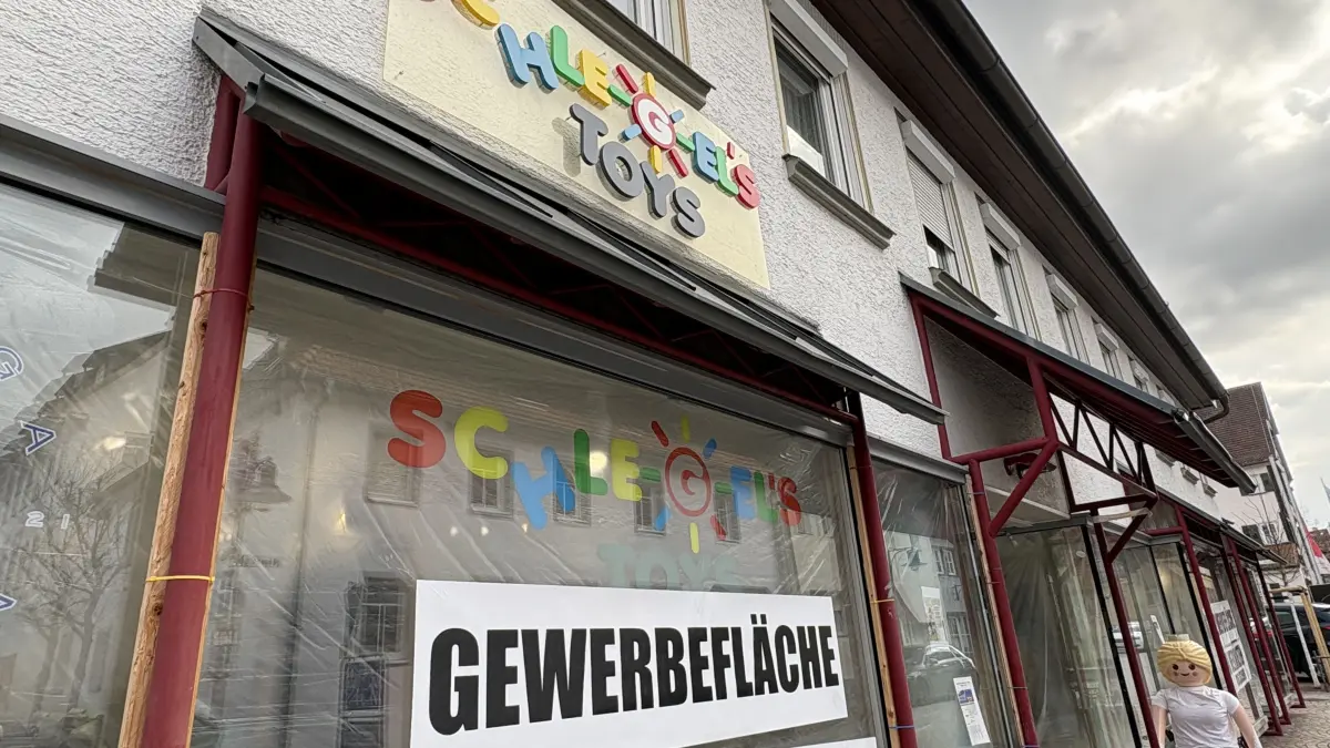 Schlegels Toys Balingen Schließung Gewerbe Spielzeug