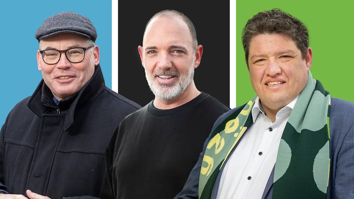 Werden Ulm im Landtag vertreten: Daniel Rottmann (AfD), Mario Schneider (CDU) und Michael Joukov (Grüne) (von links).