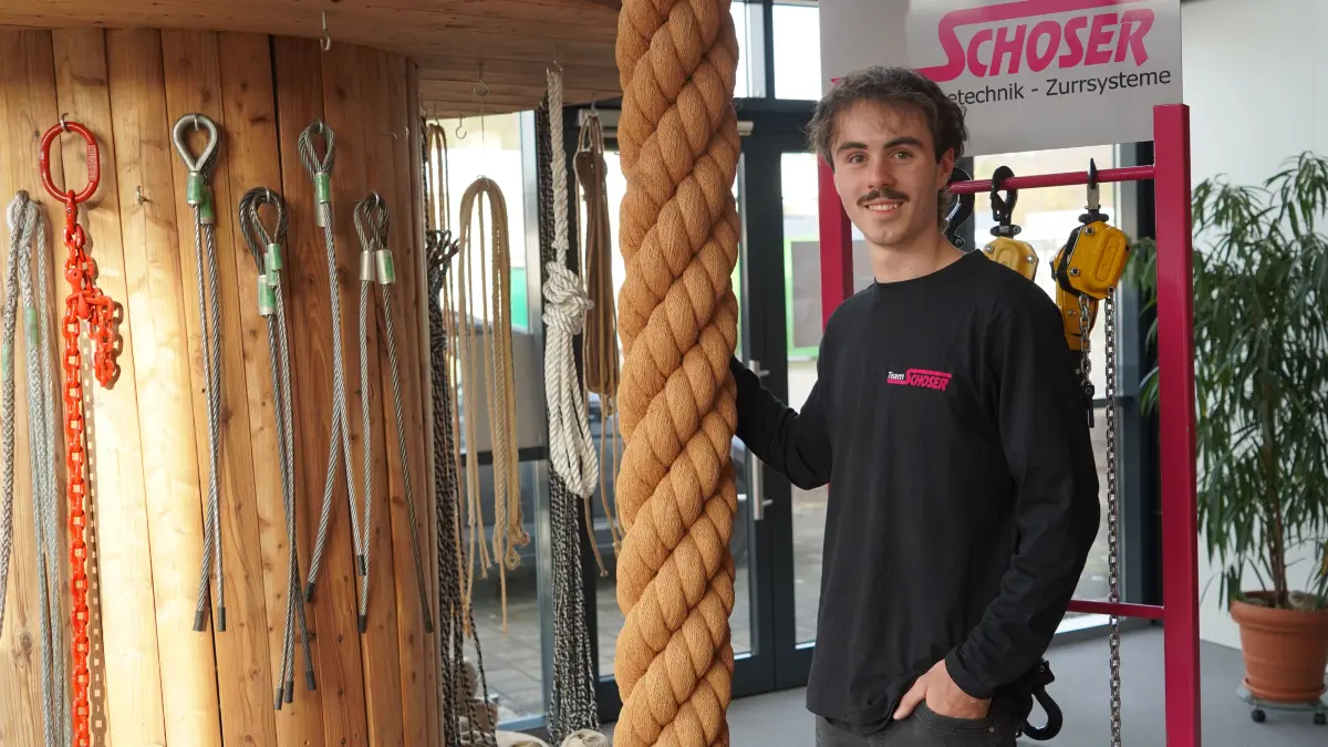 Valentin Schoser Seiler Seilerei Schoser Lehrling des Monats