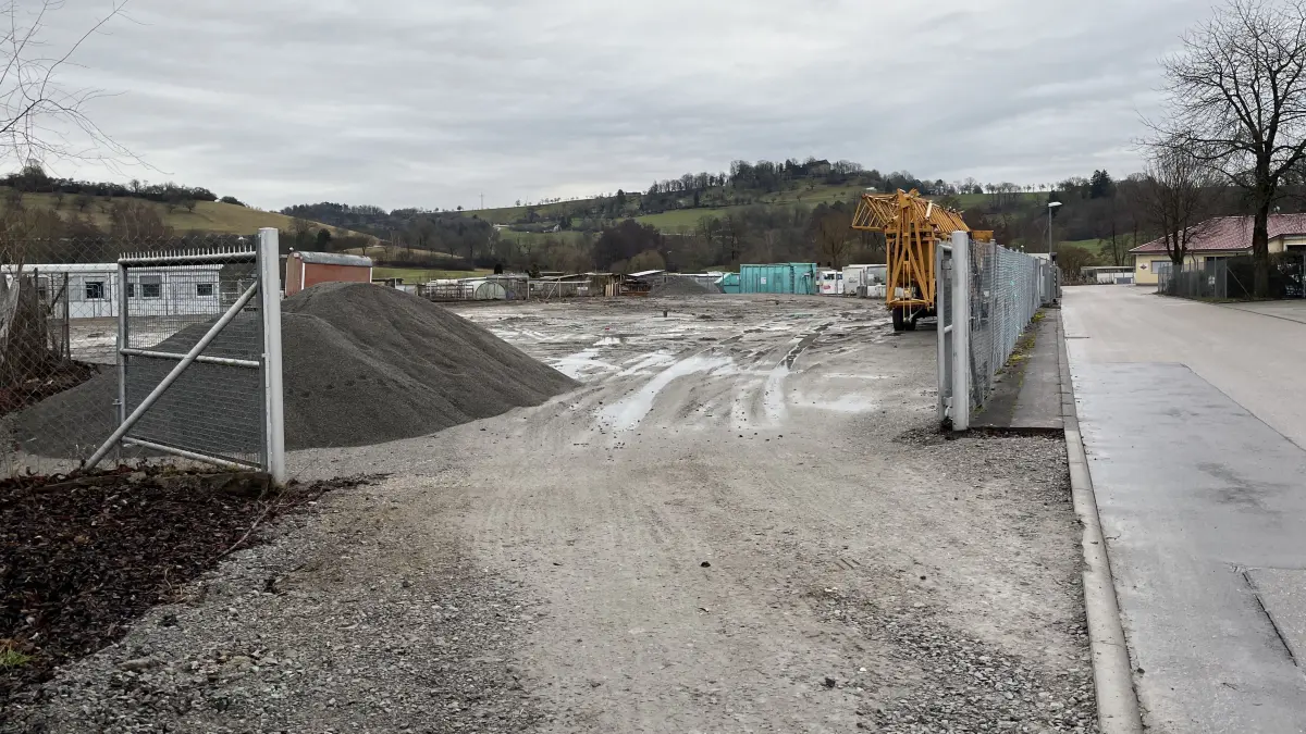 Baustelle Feuerwehrmagazin Bühlertann, Januar 2026, Feuerwehr, Feuerwehrgerätehaus, Neubau