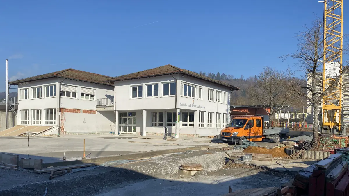 Baustelle Grund- und Werkrealschule Oberrot