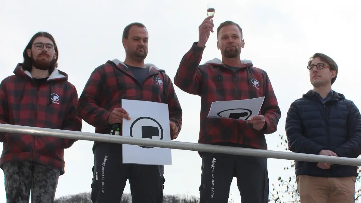DRK-Station Killer Richtfest Richtspruch