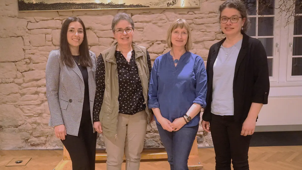 Sie kämpften erfolgreich um die Erhöhung der Schulsozialarbeit (von links): Nora Bitsch (mobile Schulsozialarbeit), Sabine Heim (Schulsozialarbeit), die geschäftsführende Schulleiterin Sonja Beck und Sabine Lietz (Schulsozialarbeit).
