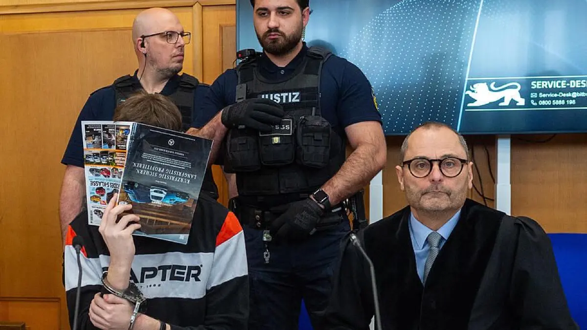 Prozessauftakt am Landgericht Heilbronn - Mordprozess Niederhall