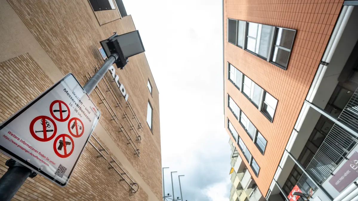 Göppingen Bleichstraße Messerverbotszone