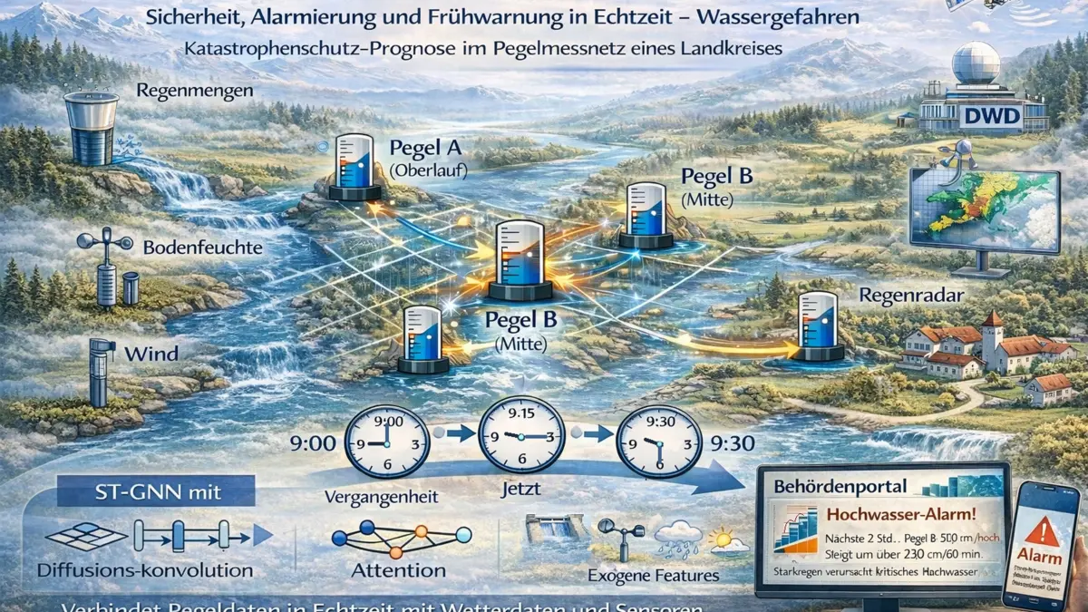 Der Landkreis Neu-Ulm setzt ein KI-Pegelmessprojekt zum Hochwasserschutz um.