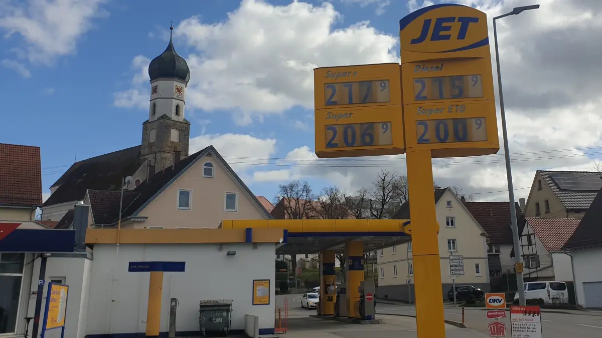 Jet-Tankstelle in Ehingen