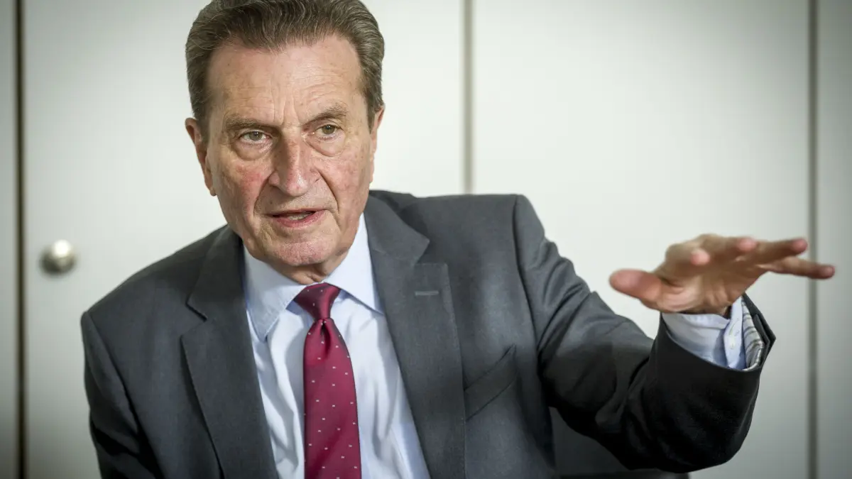 Redaktionsbesuch Günther H. Oettinger