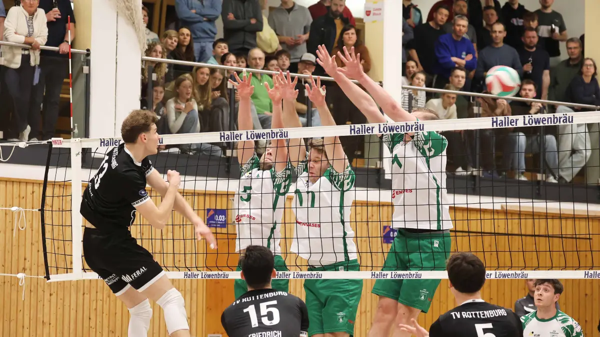 Volleyball VLW-Pokal Saison 2025/26 Halbfinale SSV Geißelhardt - TV Rottenburg 1:3