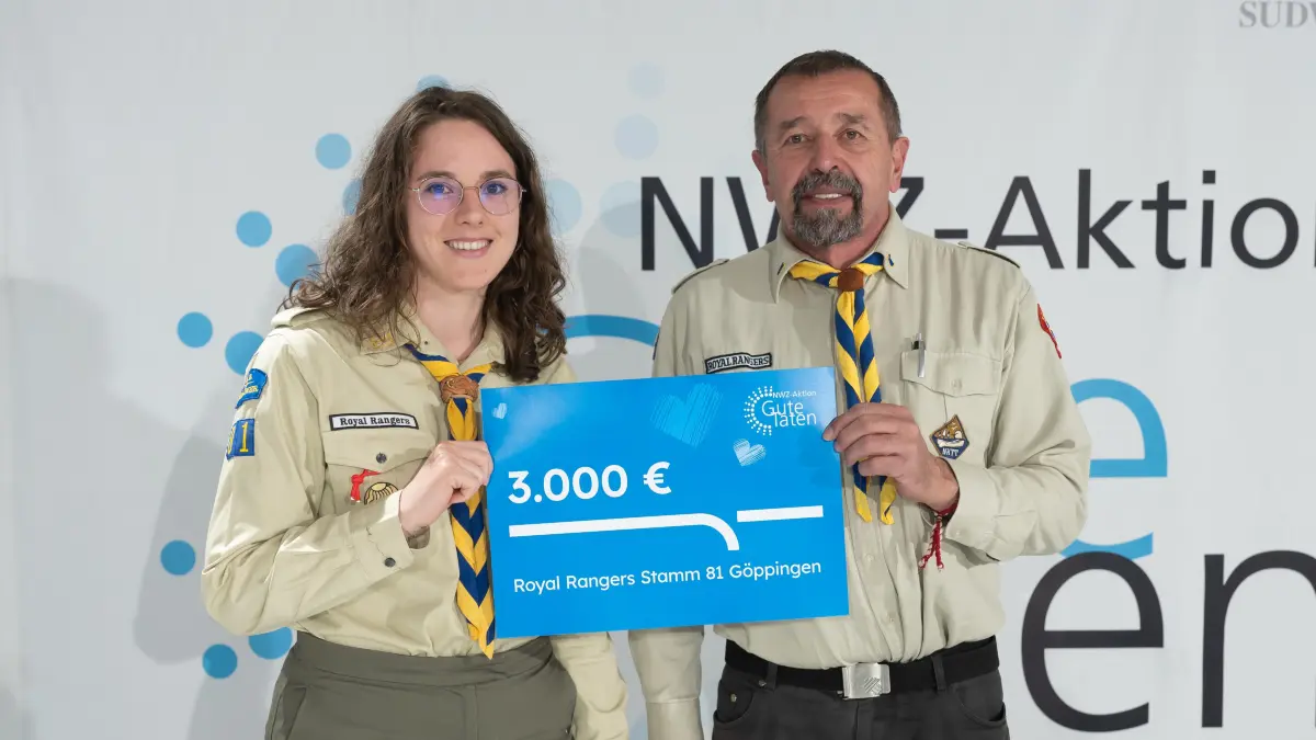 Gute Taten Abschluss Abschlussveranstaltung Scheckübergabe Schecks