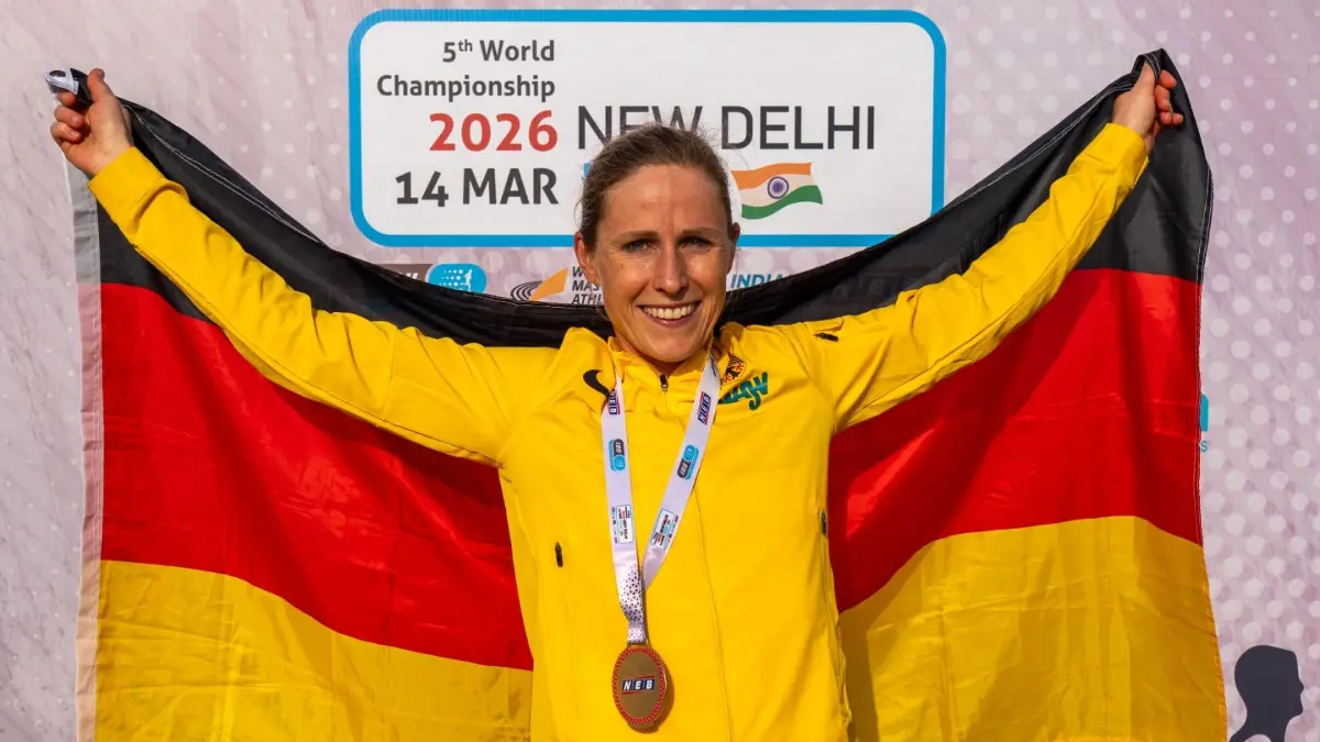 Verena Cerna vom SSV Ulm ist U45-Ultramarathon-Weltmeisterin
