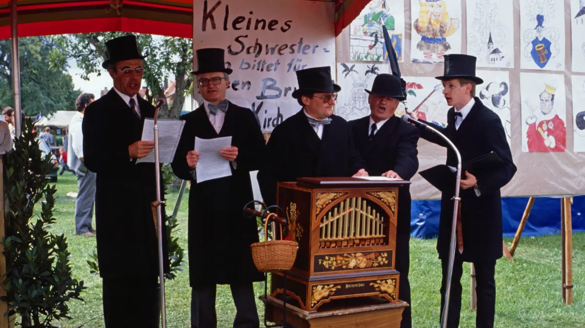 Kolpingsfamilie Geislingen beim Stadtfest 1988