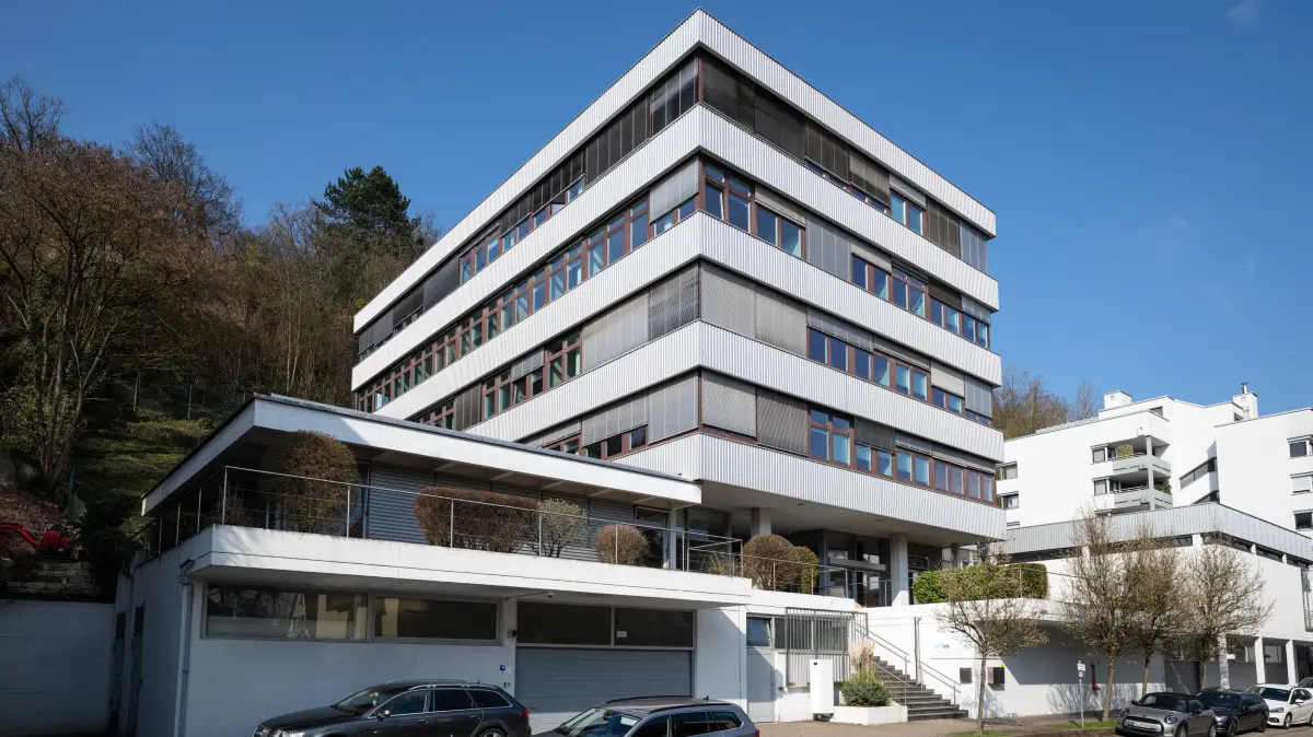 Das Gebäude der Versorgungsanstalt für Ärzte in der Gartenstraße 63 Tübingen