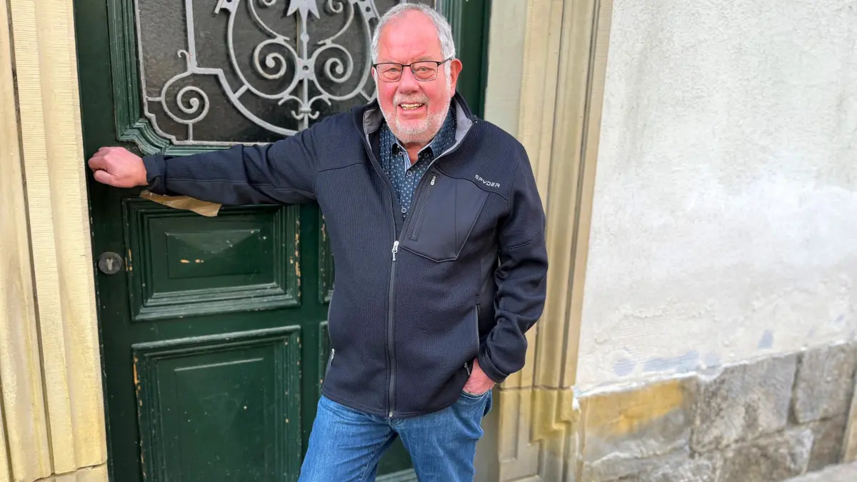 Gerne hätte sich Herbert Beutter mit der SÜDWEST PRESSE im Fruchtkasten – der einstigen Wirkungsstätte des ehemaligen Leiters des Polizeireviers in Horb – getroffen. Leider rückte die Stadtverwaltung den Schlüssel nicht heraus.