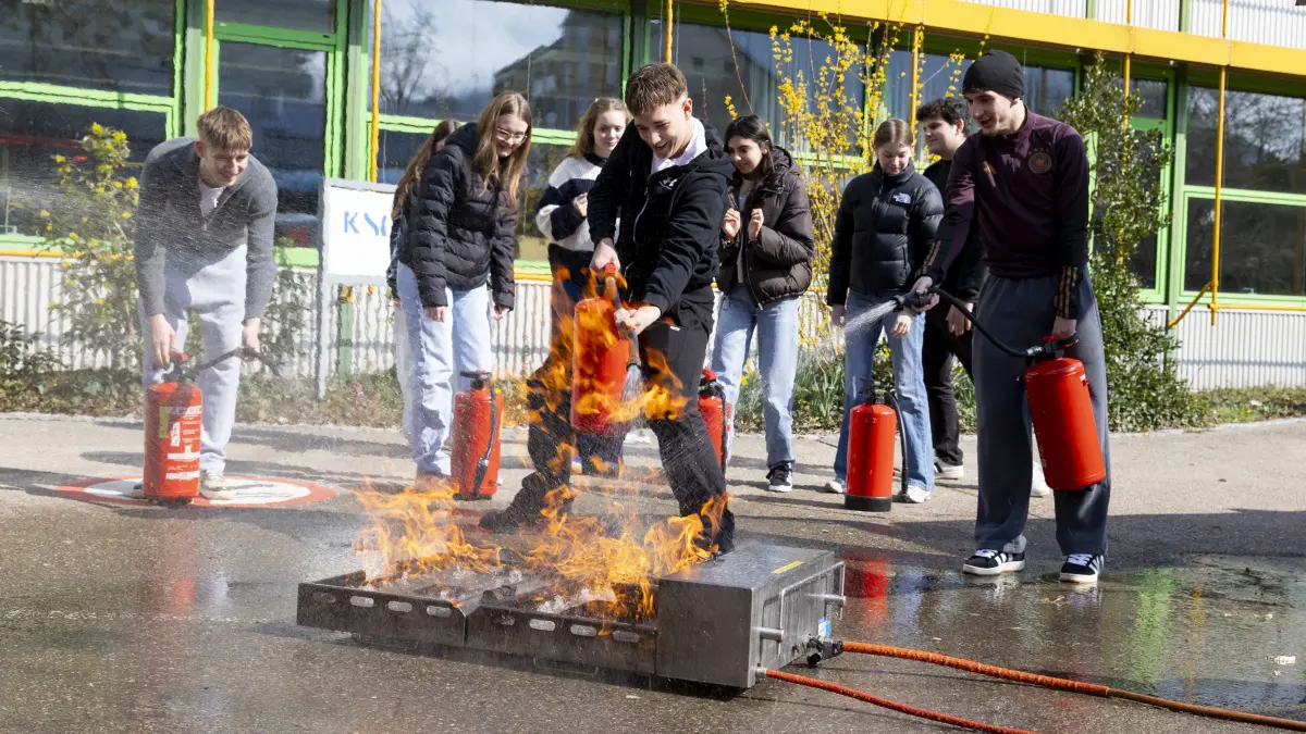 Katastrophenschutz-Aktionstag an der Kaufmännischen Schule Geislingen