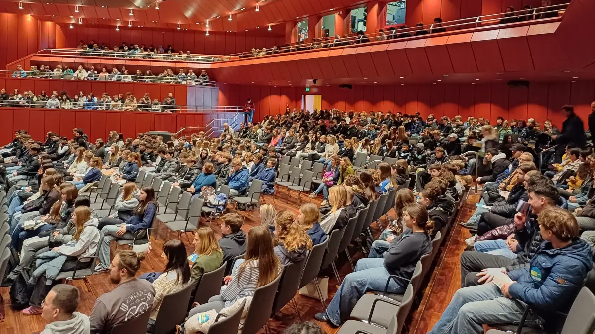 Lehrstellenrallye Stadthalle Balingen Schüler