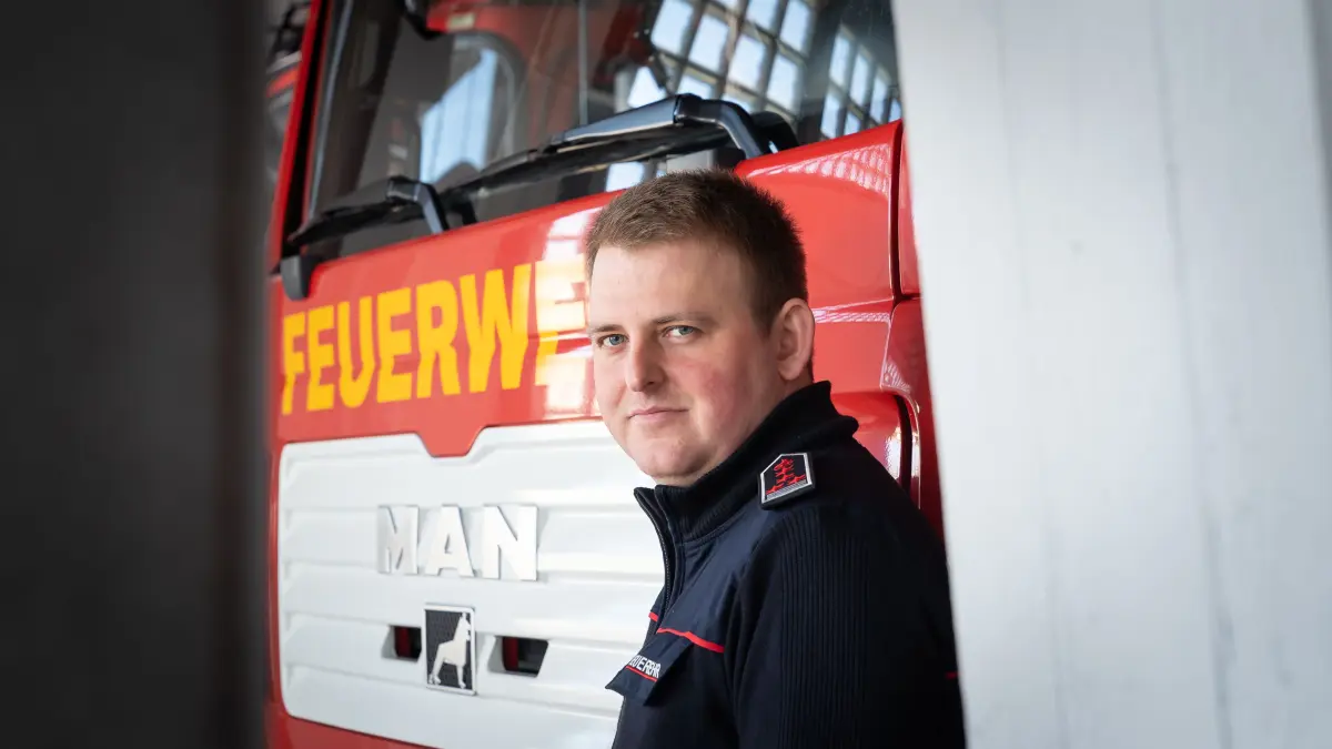 Christian Glaunsinger: Der 32-Jährige ist seit Anfang des Jahres Kommandant der Freiwilligen Feuerwehr Mössingen.