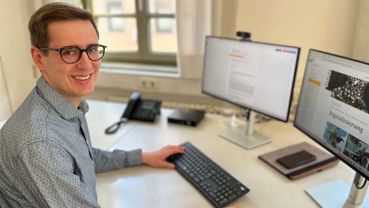Julian Kopp ist der neue Digitalisierungsbeauftragte der Stadt Sulz