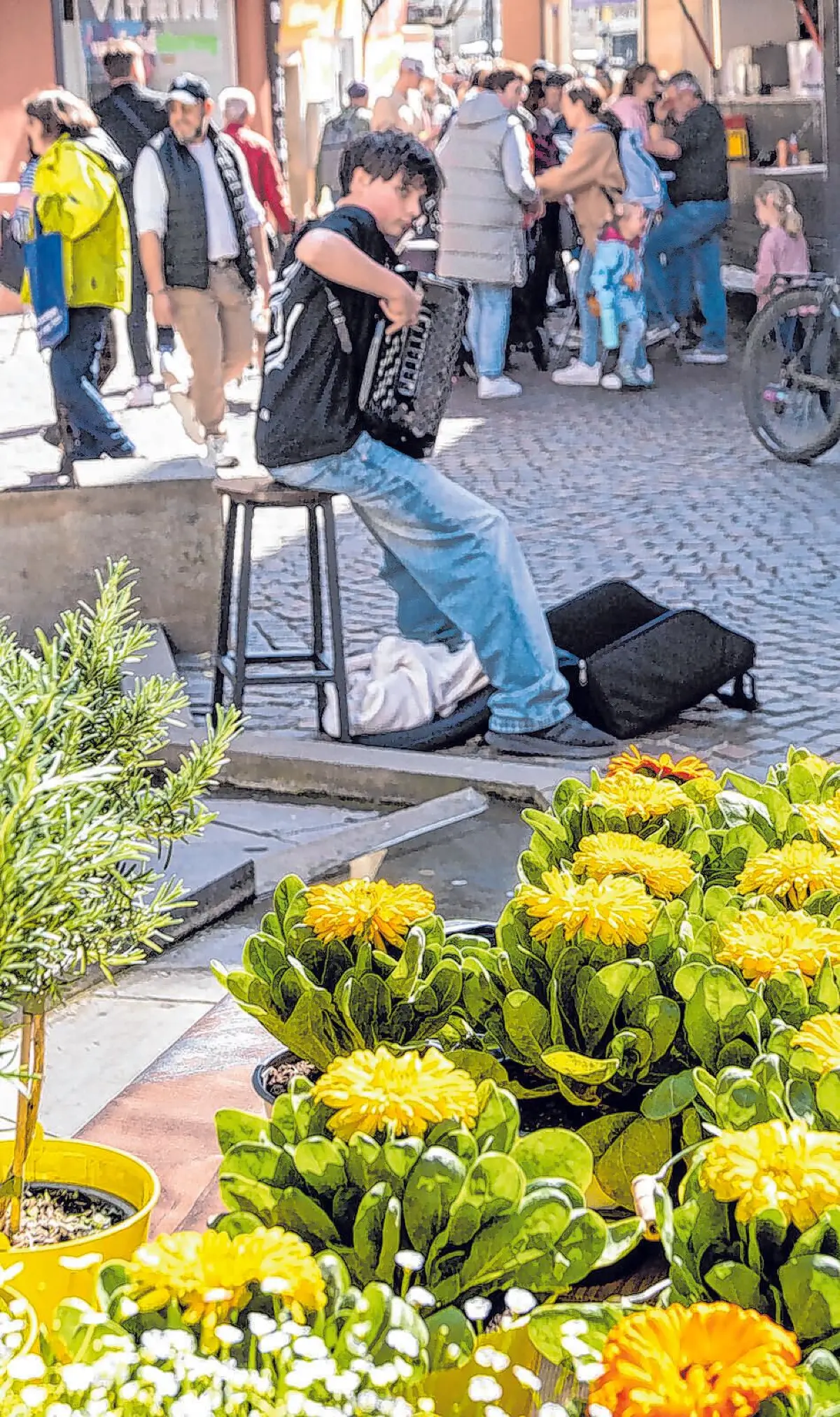 Auf dem Frühlingsmarkt „Rottenburg blüht auf“ dreht sich vieles um Floristik und Garten. Aber bei weitem nicht nur!
