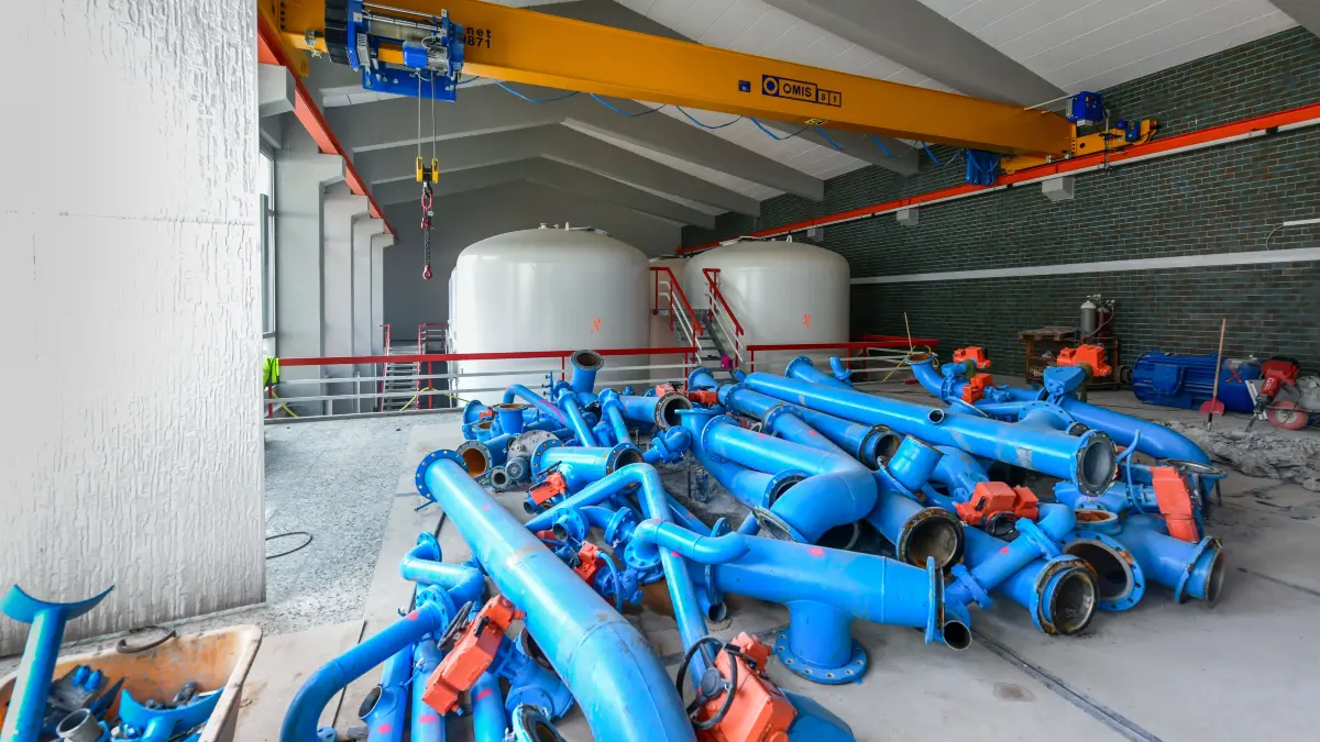 Im Wasserwerk Neidinger Mühle wird derzeit schon mit Hochdruck gearbeitet. Den aktuellen Stand bekam nun die Verbandsversammlung präsentiert.