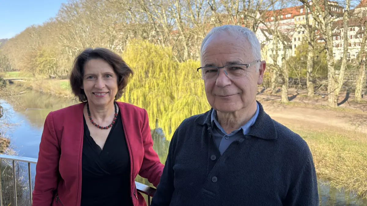 Elisabeth Stauber und Heinrich Riethmüller von der Lebenshilfe-Stiftung