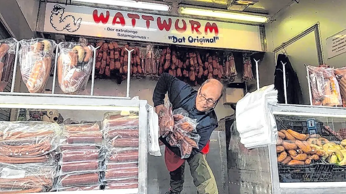 Erstmalig dabei, das Original aus dem Börderland, der „Wattwurm“.⇥Fotos: Veranstalter