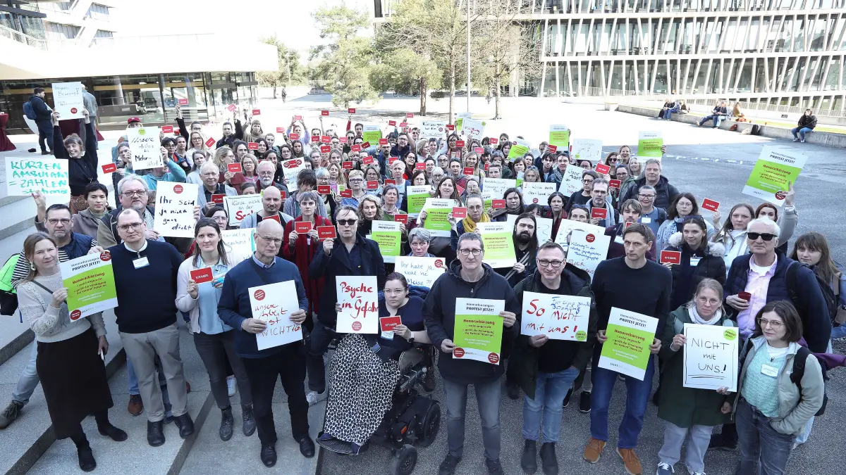 Psychotherapeutenprotest gegen Kürzungen 20.3.2026