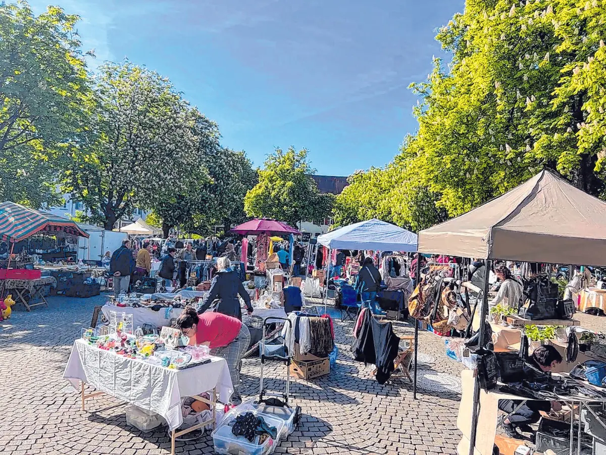 Am 9. Mai 2026 ist es wieder soweit, dann findet der beliebte Flohmarkt im Klosterhof statt. Weitere Infos rechtzeitig vorher auf der HGV-Homepage und bei ES-Märkte.⇥Foto: ES-Märkte