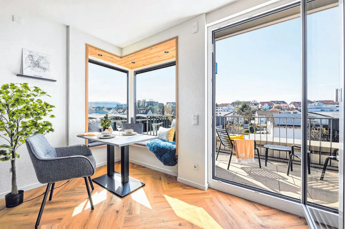 Modern, hell und in bester Lage präsentieren sich die neuen Business-Apartments.⇥Fotos: Unternehmen