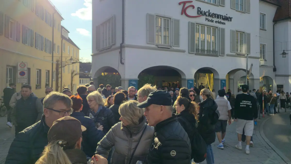 Fischmarkt 2026. Ein Festtag für den Einzelhandel: Die Crailsheimer Innenstadt war am Sonntag gut gefüllt.