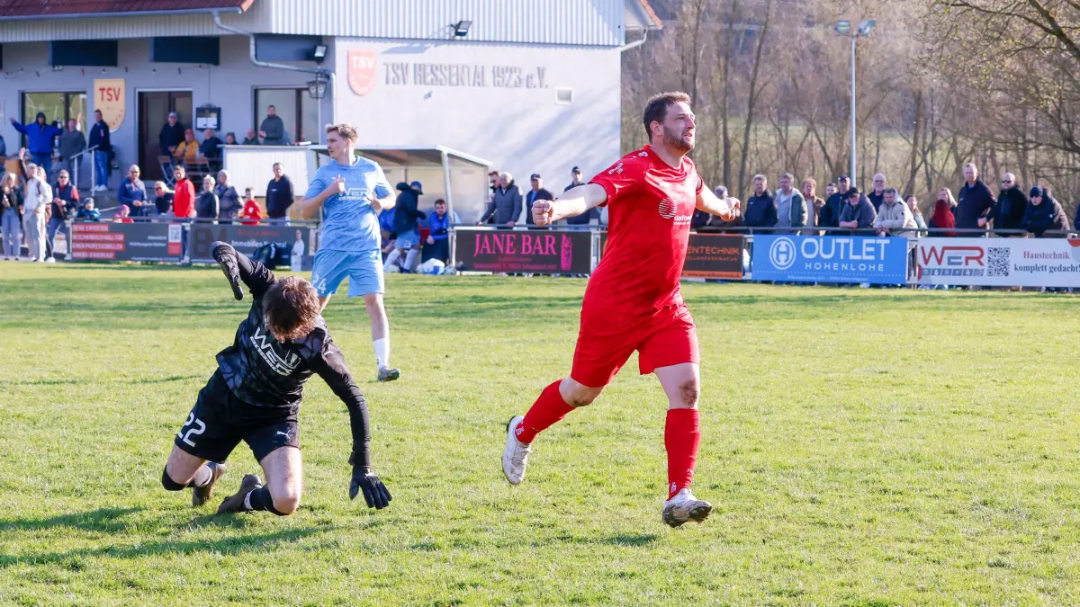 Fußball Kreisliga A3 Saison 2025/26 TSV Hessental - TSV Michelbach/Bilz 4:1