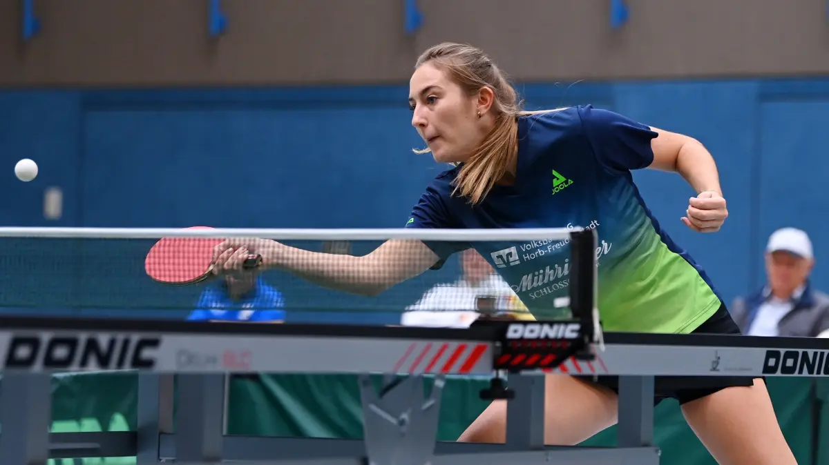 Präsentiert sich weiter in einer bestechenden Form: TTC-Spielerin Hannah Sauter, die mit Mühringen den nächsten klaren Sieg in der Damen-Verbandsoberliga eingefahren hat.
