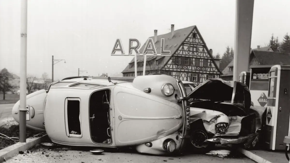 Crash in Lustnau