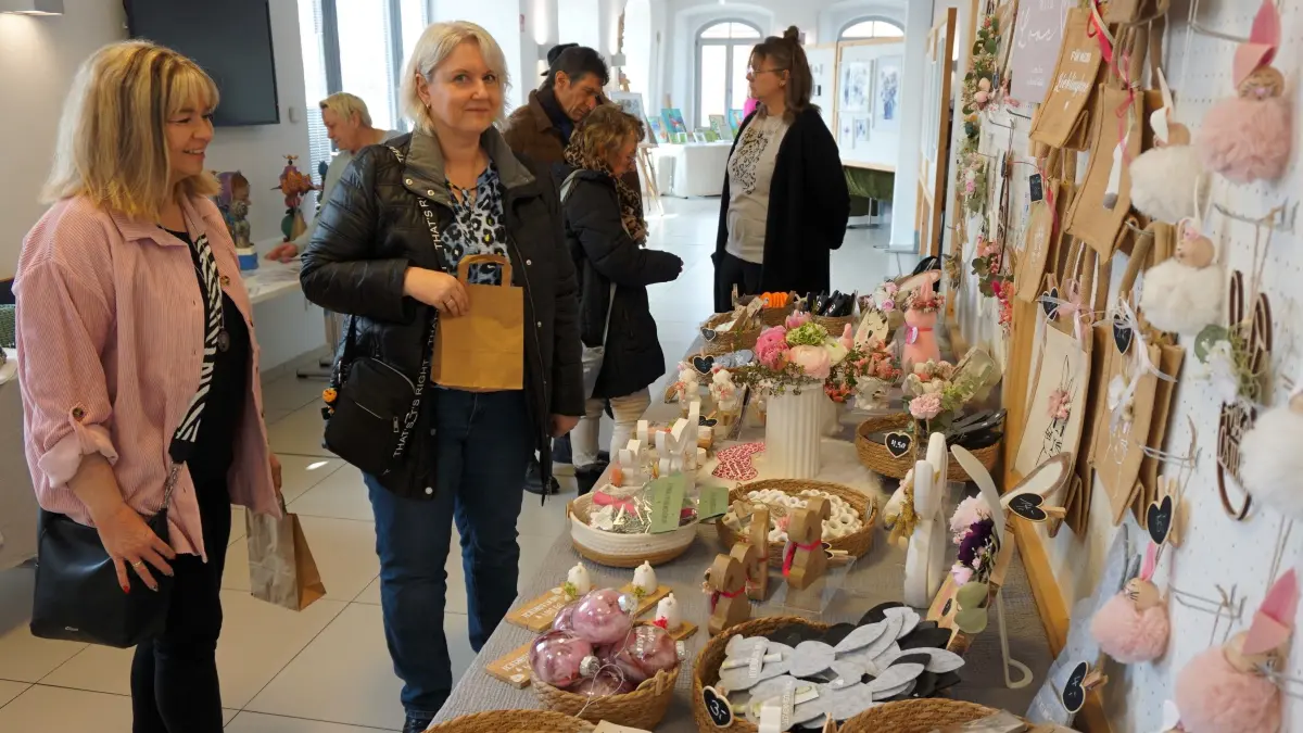 Auf dem Osterbazar gab es viel zu bestaunen und zu entdecken.