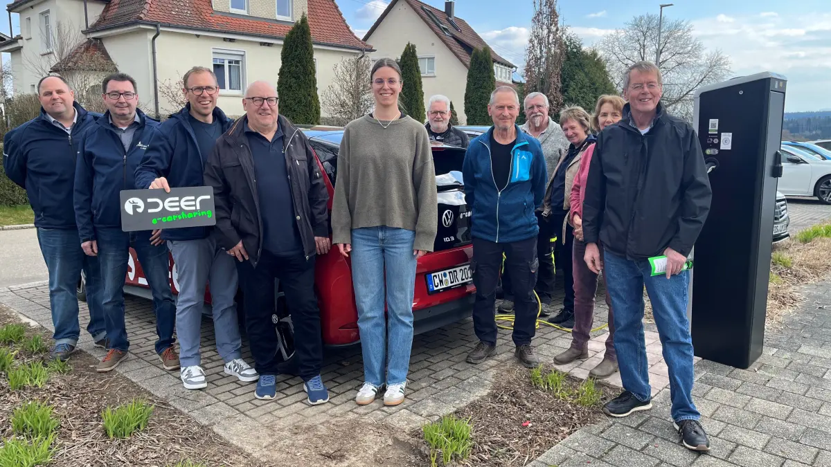 Carsharing Elektromobilität E-Auto Deer Wiesenstetten Empfingen