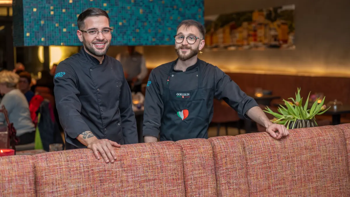 Eislingen Restaurant Portofino Menü aufgetischt
